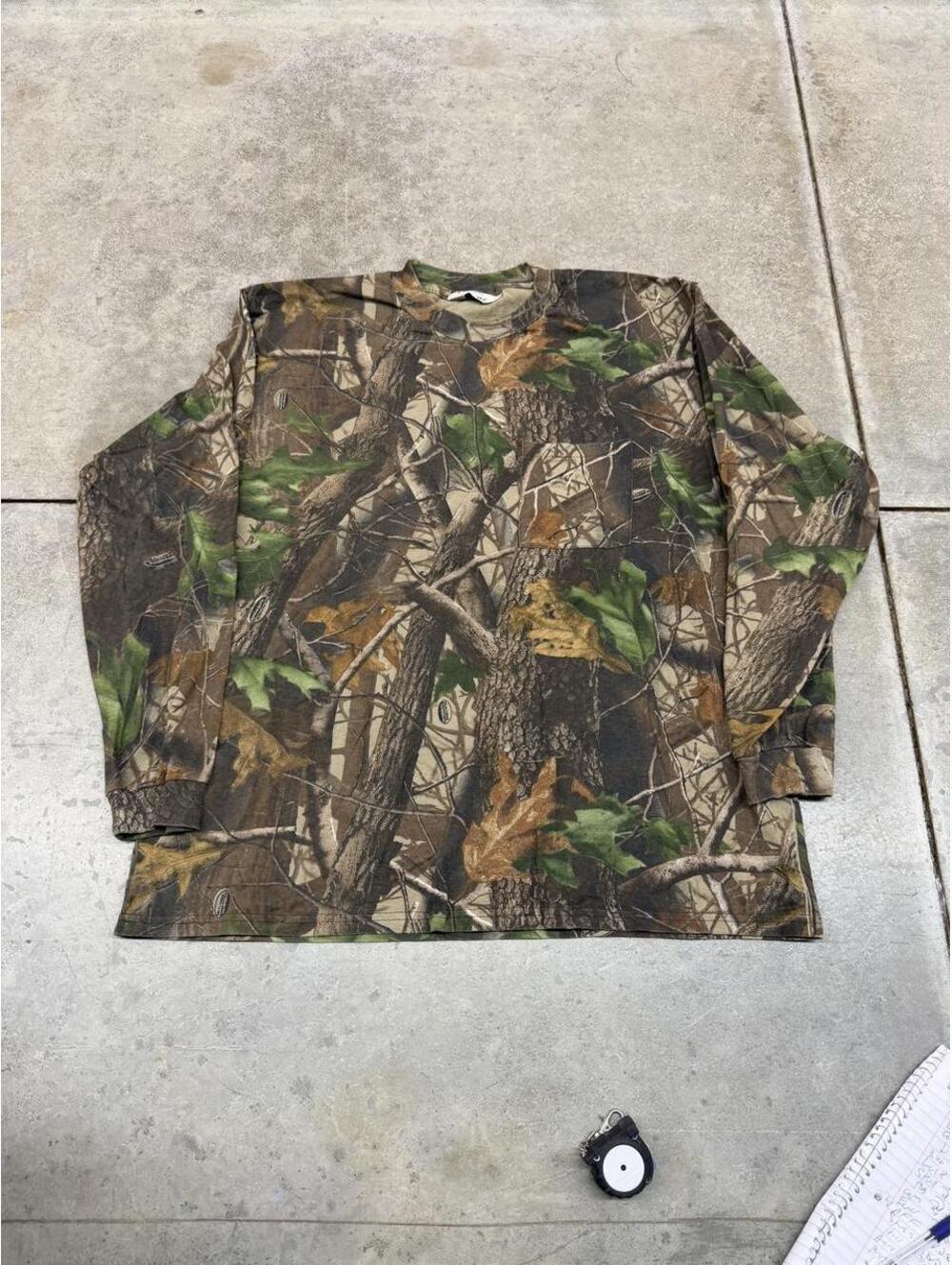 vintage walls made in usa realtree camo all over print shirt size xl